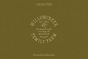 VINTAGE FERN by Natasha Reddy, a Serif Font by Natasha Reddy Studio (Thumbnail 9 of 10)
