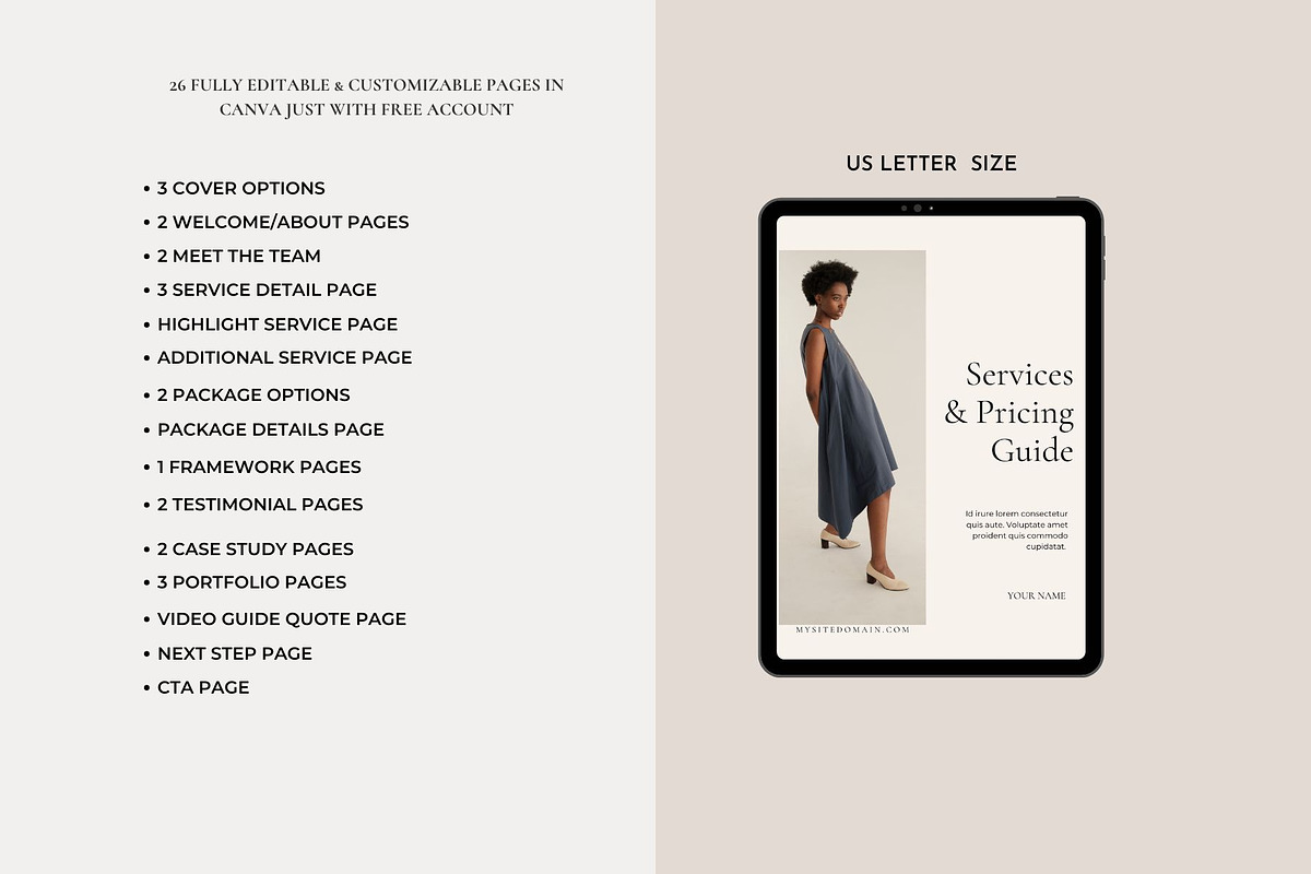 Client Services Experience Bundle, a Brochure Template by Deepa Template Studio (Photo 11 of 20)