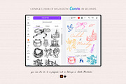 Whimsy Party hand-drawn vector, an Object Graphic by SunnyAfternoons (Thumbnail 23 of 26)