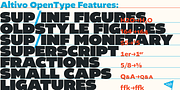 Altivo, a Sans Serif Font by Kostic Type Foundry (Thumbnail 8 of 11)