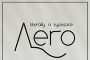 Aero | Sans serif Typeface, a Sans Serif Font by Randomtypesht (Thumbnail 1 of 7)