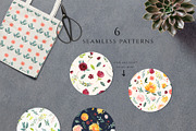Watercolor Floral Set - Blossom, an Illustration by Pixavics (Thumbnail 8 of 11)