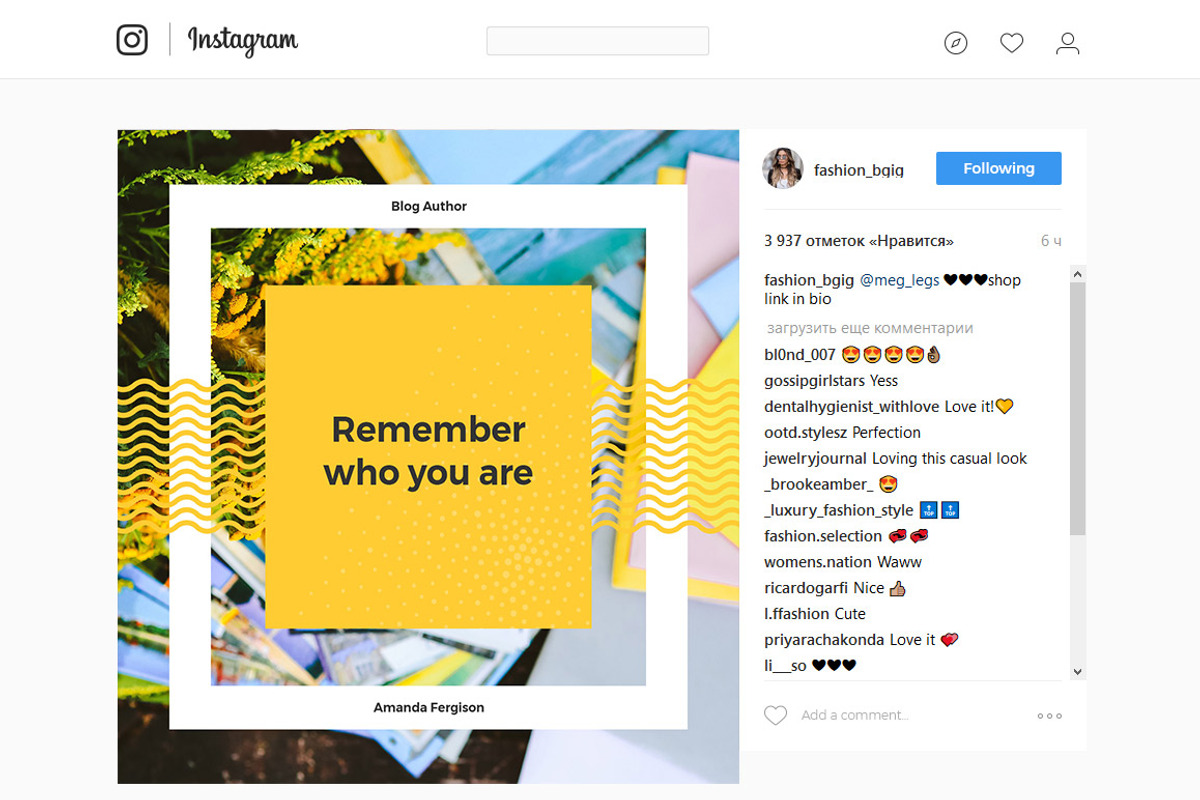 Yellow Autumn Social Media Designs, a Social Media Template by Creatoly (Photo 4 of 5)