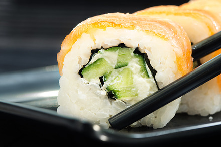 Sushi close up stock photo containing sushi and japanese, a Food & Drink Photo by Lenka_X