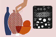 Procreate Geometry brushes, a Brush Add-On by Aleksandra Slowik (Thumbnail 2 of 6)