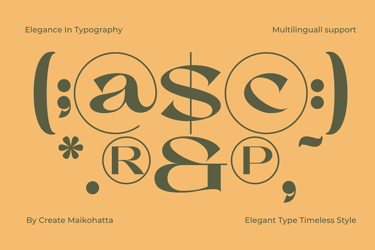 Baner - Sans Luxury Typeface, a Sans Serif Font by MaikoHatta (Photo 8 of 8)