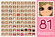 vector BIG avatars SET, a Templates & Theme by WINDmade (Thumbnail 38 of 40)