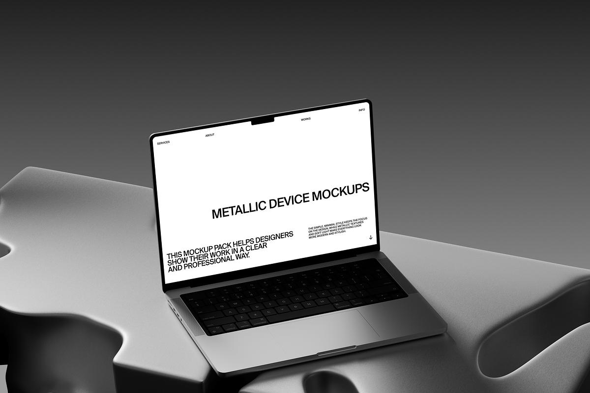 Metallic Apple Device Mockups, a Device Mockup by Wannathis.one (Photo 7 of 10)