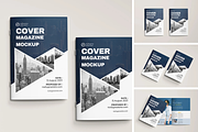 Magazine Mockup, a Books & Magazine Mockup by BLISS DESIGN (Thumbnail 1 of 2)
