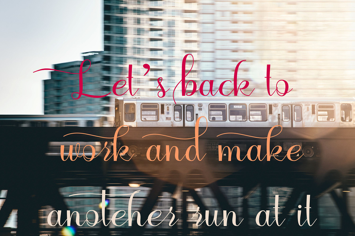 Chicago, a Script Font by Funtype (Photo 7 of 9)