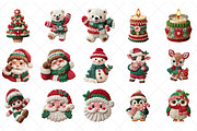 Christmas Latch Hook Crochet Yarn, an Illustration by SinaCreation (Thumbnail 2 of 7)