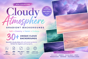 Cloudy Atmosphere Background