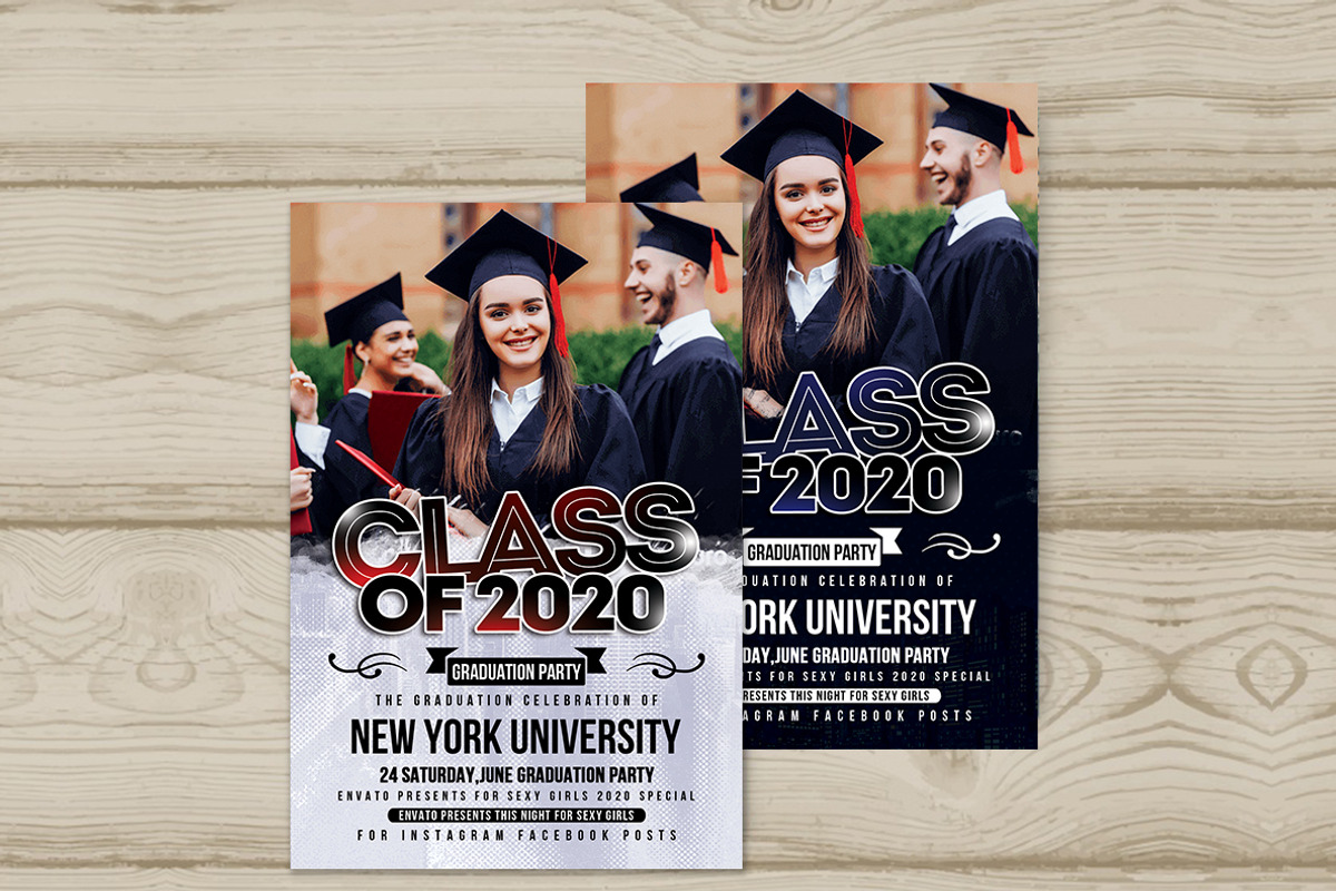 Graduation Invitation Bundle, an Invitation Template by AfzaalGraphics (Photo 7 of 19)