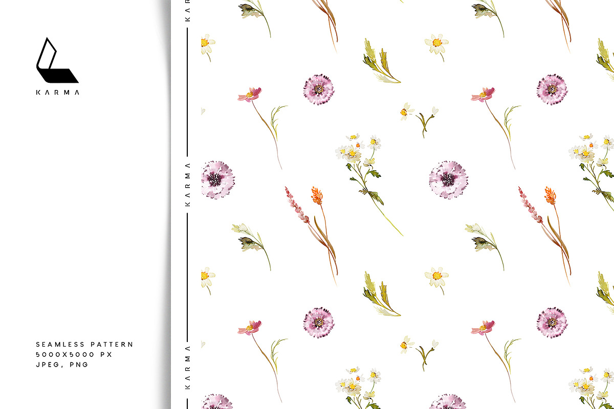 Flora | Watercolor Flower Collection, an Illustration by Karma (Photo 18 of 26)