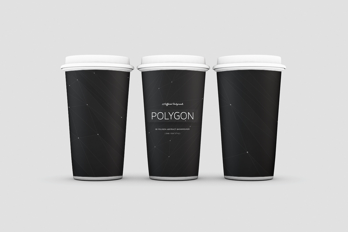 Polygon BGs Dark | Point Style V0l1 preview 2
