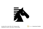 Horse Chess Logo, a Branding & Logo Template by Vectorium Studio (Thumbnail 1 of 3)
