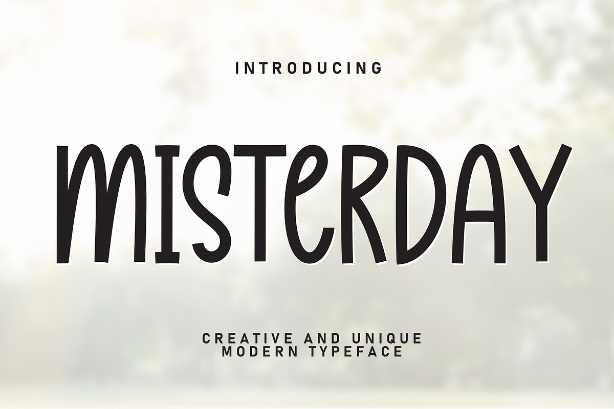 Misterday | Script Font, a Script Font by Scratchones (Photo 1 of 8)