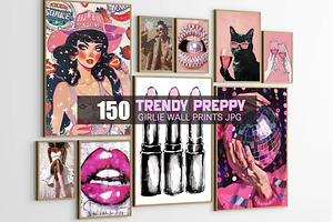 Pink Aesthetic Prints Girly wall art, an Arts & Entertainment Photo by Chipshpow Graphics