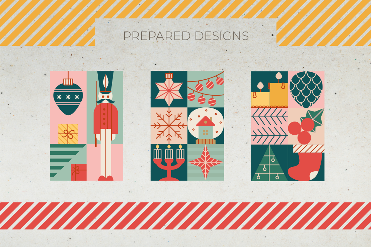Abstract Christmas Elements, an Illustration by Purrga (Photo 7 of 7)
