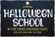 Halloween school, a Slab Serif Font by Bramcreative (Thumbnail 6 of 10)