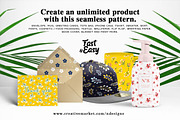 Flower Seamless / Tileable Pattern, a Pattern Graphic by NDesigns (Thumbnail 3 of 4)