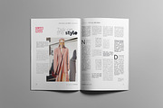 Lifestyle magazine layout 01, a Magazine Template by Swayang (Thumbnail 6 of 22)