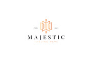 Abstract Letter M for Majestic Logo, a Branding & Logo Template by Signatoro (Thumbnail 2 of 2)