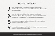 Instagram Business Card Template, a Templates & Theme by TheBohoFactory (Thumbnail 8 of 8)