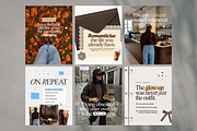 Brown Social Templates for Creators, a Social Media Template by CanvaTemplateClubCo (Thumbnail 4 of 16)