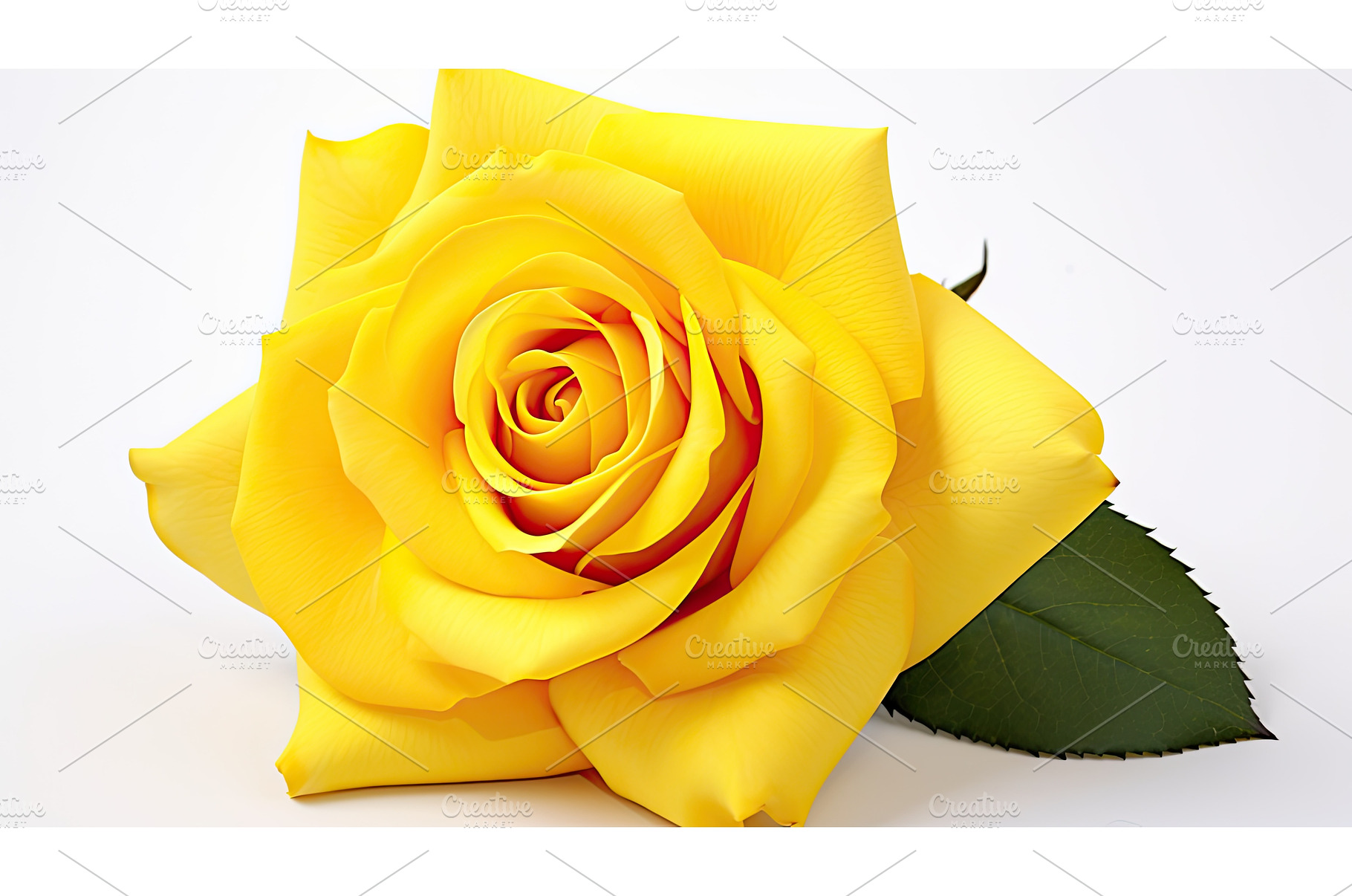 flower yellow rose drawing ai, a Nature Photo by pikepicture