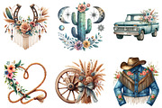 Western Boho Clipart, an Illustration by DreamArtGraphic (Thumbnail 4 of 5)