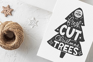 Christmas Farmhouse Lettering Kit 2