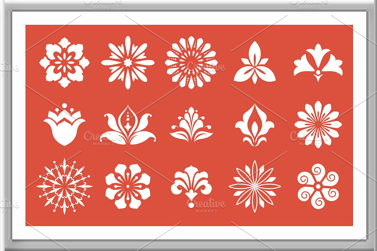 Floral set. Spring or summer design, an Object Graphic by RODINA (Photo 3 of 3)