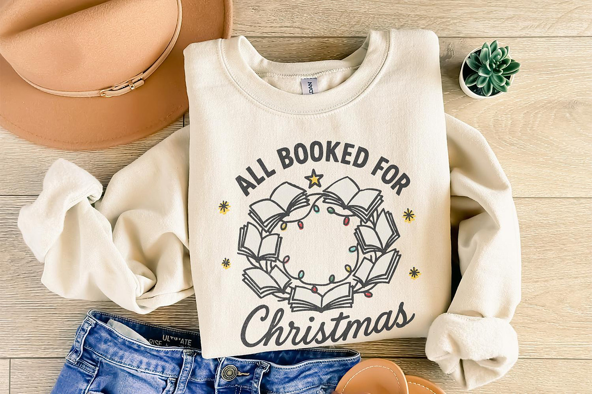 All Booked For Christmas PNG, Book, an Illustration by SharpMarketplace (Photo 8 of 9)