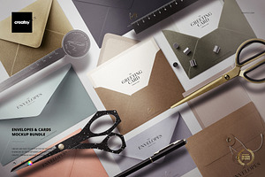 Envelopes & Cards Mockup Bundle