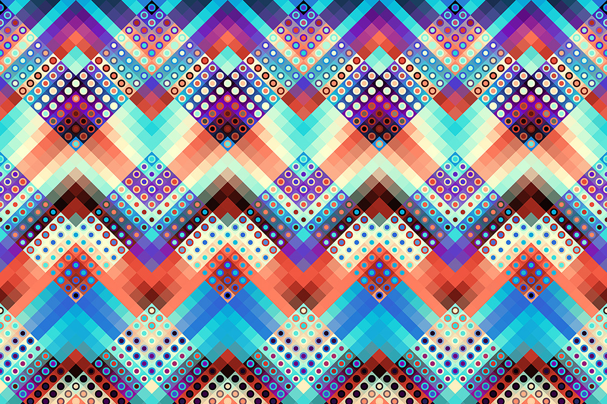 10 seamless chevron patterns, a Pattern Graphic by tkdesign