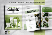Natural Cosmetics Product Catalog, a Brochure Template by Grkic Creative (Thumbnail 1 of 13)