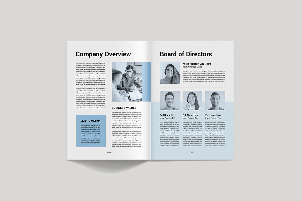 Annual Report, a Brochure Template by Leaflove (Photo 6 of 10)
