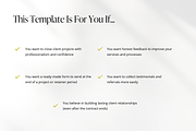 SMM Service Feedback Questionnaire, a Templates & Theme by Anessta & Co (Thumbnail 6 of 8)
