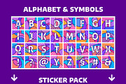 ABC ALPHABET Pop Art Graphic Bundle, a Decorative Illustration by Lilli Jemska Studio (Thumbnail 2 of 9)