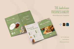Freshness Bakery - Bifold Brochure, a Brochure Template by VUNIRA