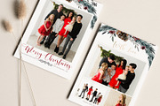 Merry Christmas Photo Card PSD, a Card Template by By Stephanie Design (Thumbnail 4 of 7)