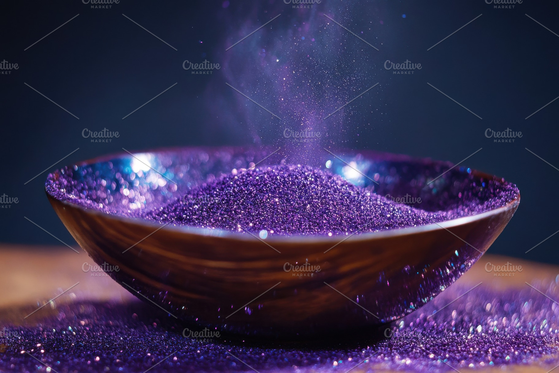 Captivating purple dust swirling in, a Photo by Iftikhar Alam