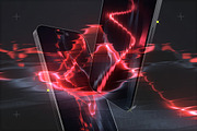 Neon Red Abstract Gradients, a Background Graphic by Milka (Thumbnail 9 of 10)