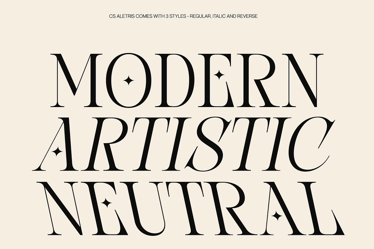 CS Aletris – Modern Serif Font, a Serif Font by Craft Supply Co. (Photo 5 of 8)