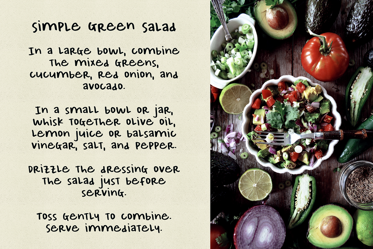 Sweet Zine Handwritten Font, a Sans Serif Font by Ana's Fonts (Photo 6 of 7)