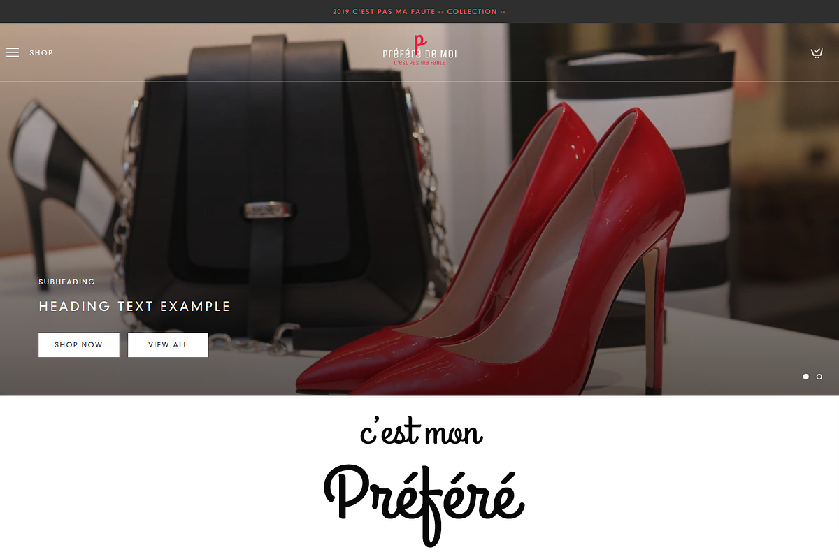 Préféré de moi - Shopify Theme, a Shopify Template by inSTUDIO43 (Photo 1 of 4)