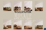 Wallpaper Mockup Ethnic Decor, a Household Mockup by LAMIA DESIGN (Thumbnail 13 of 14)