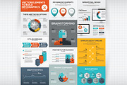 Vector Elements to Build Infographic, a Work Illustration by Infographic Template Shop (Thumbnail 1 of 2)