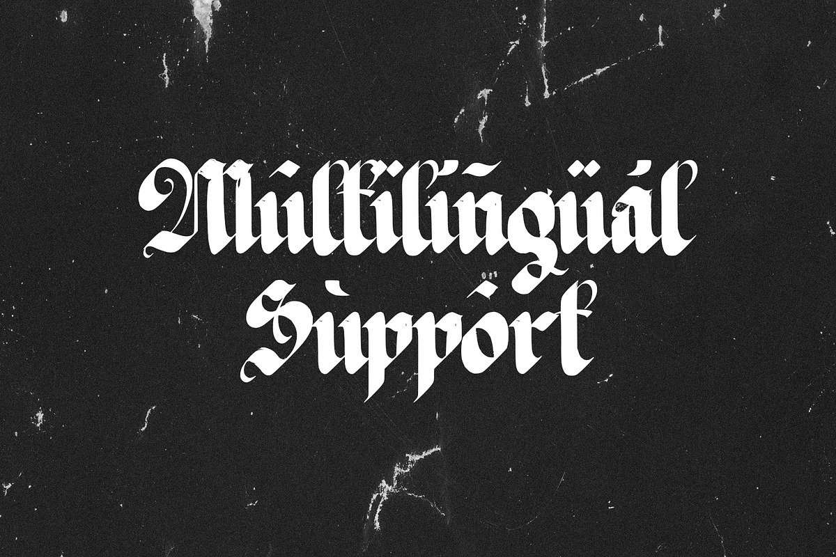 The Great Kingdom - Blackletter Font, a Blackletter Font by Idealeksis Studio (Photo 6 of 9)